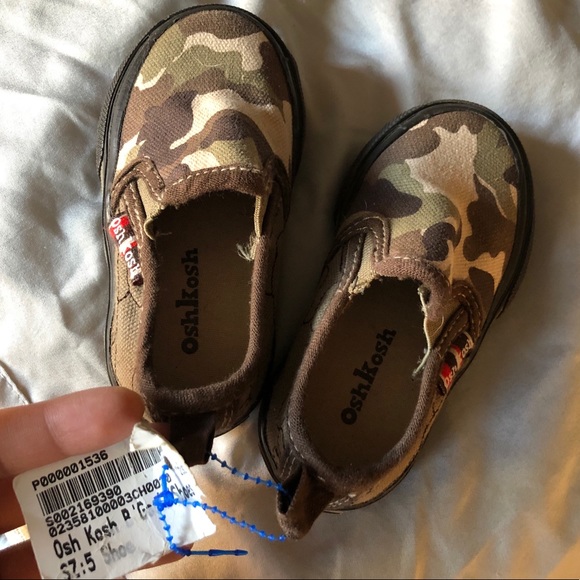 OshKosh B'gosh Other - NWT OshKosh Camouflaged Slip on Slippers Shoes 5